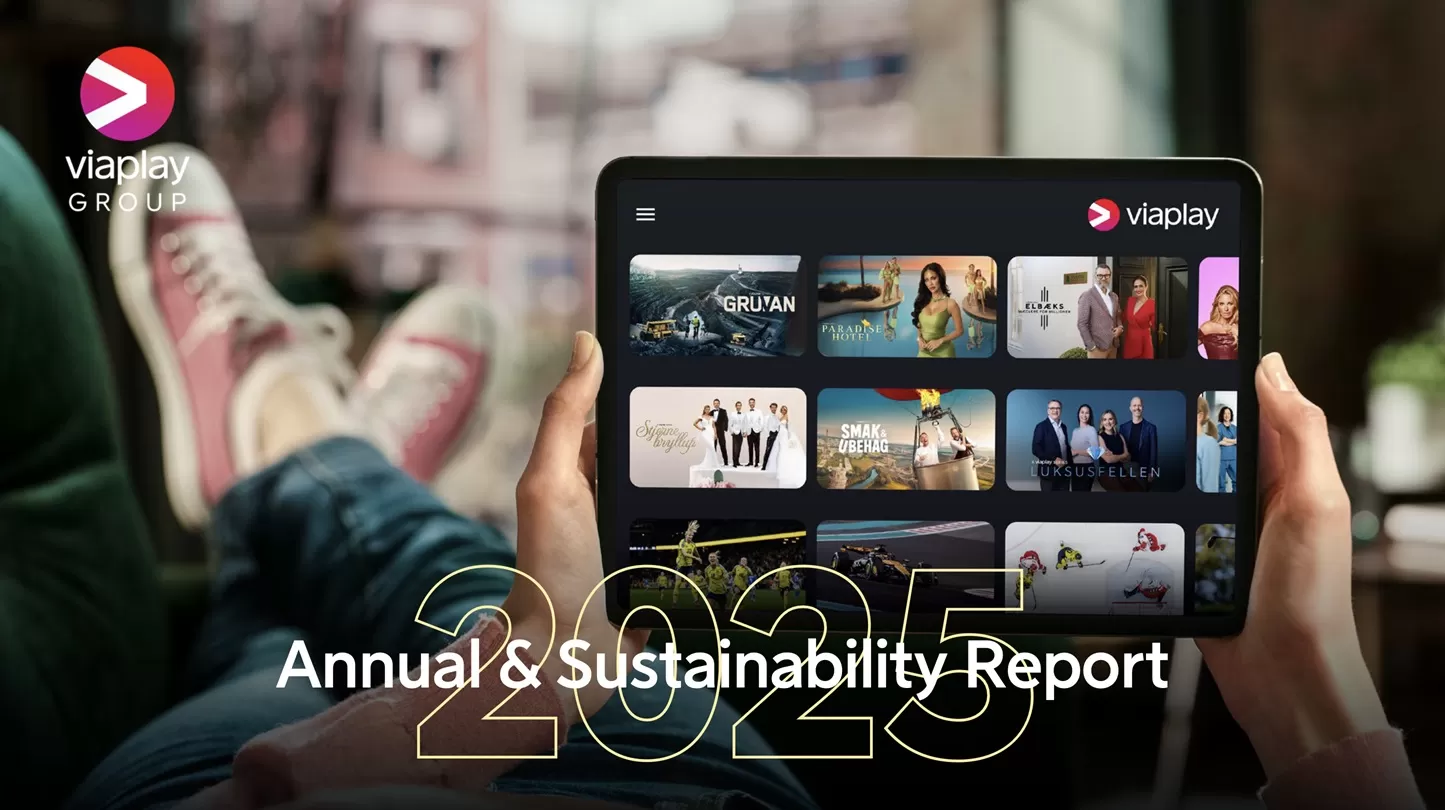 viaplay image for 2025 annual report cover